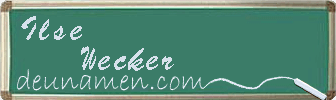 Ilse Wecker Visitenkarte